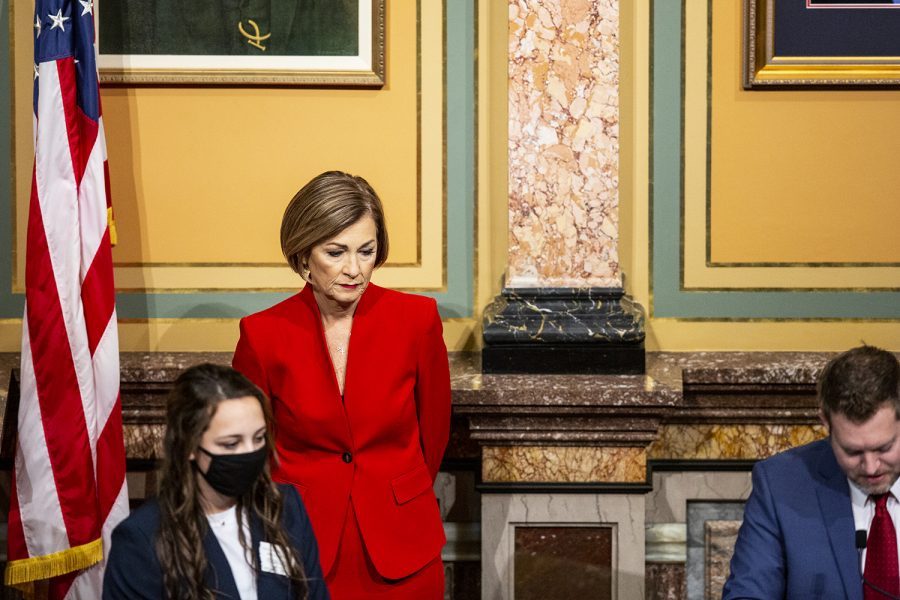 Gov. Kim Reynolds of Iowa