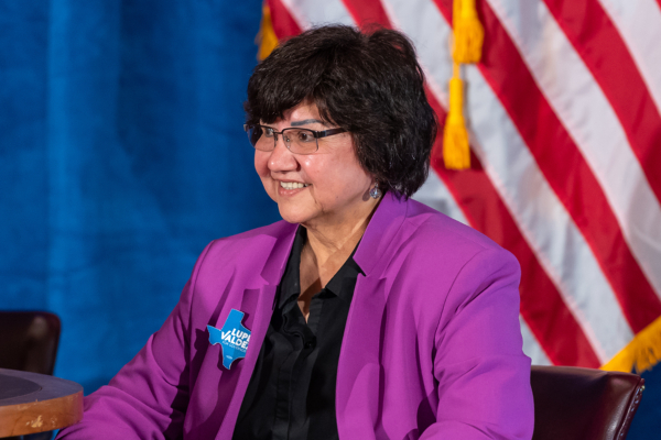 Lupe Valdez smiling May 2018