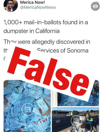 cali ballot dumpster photo