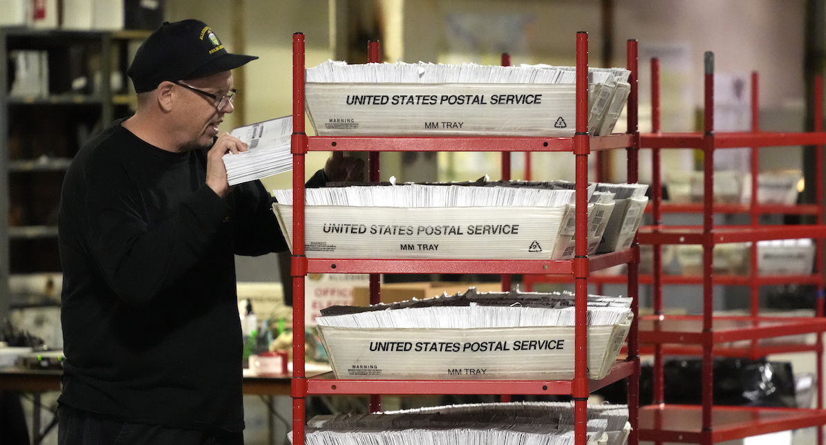 Mail ballots in Pittsburgh, 4-18-2024