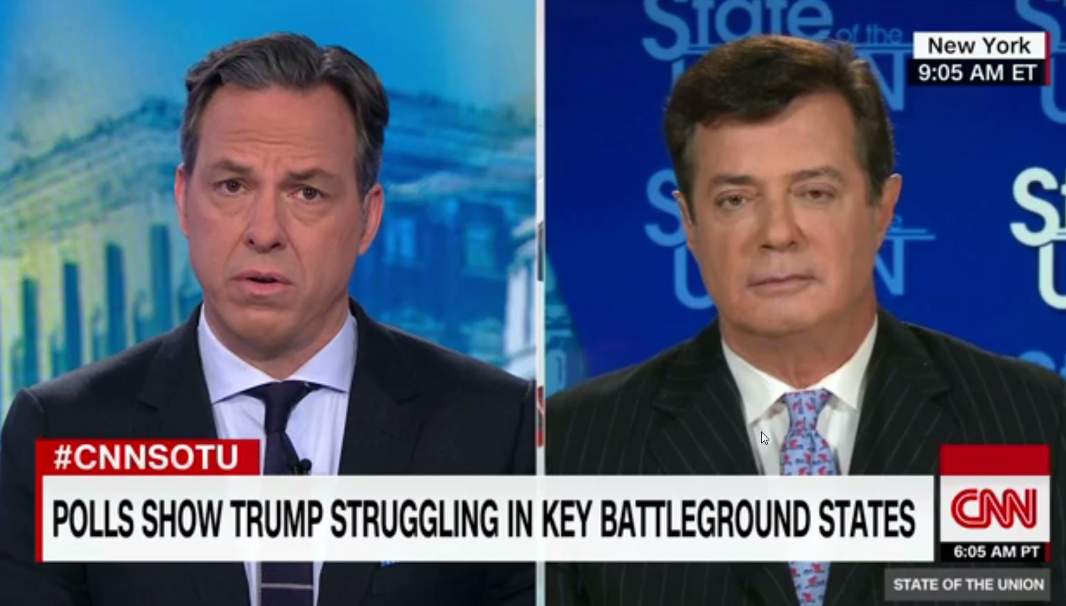 Paul Manafort on CNN, 8/14