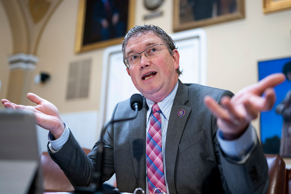 U.S. Rep. Thomas Massie electric cars vs. refrigerators power debate