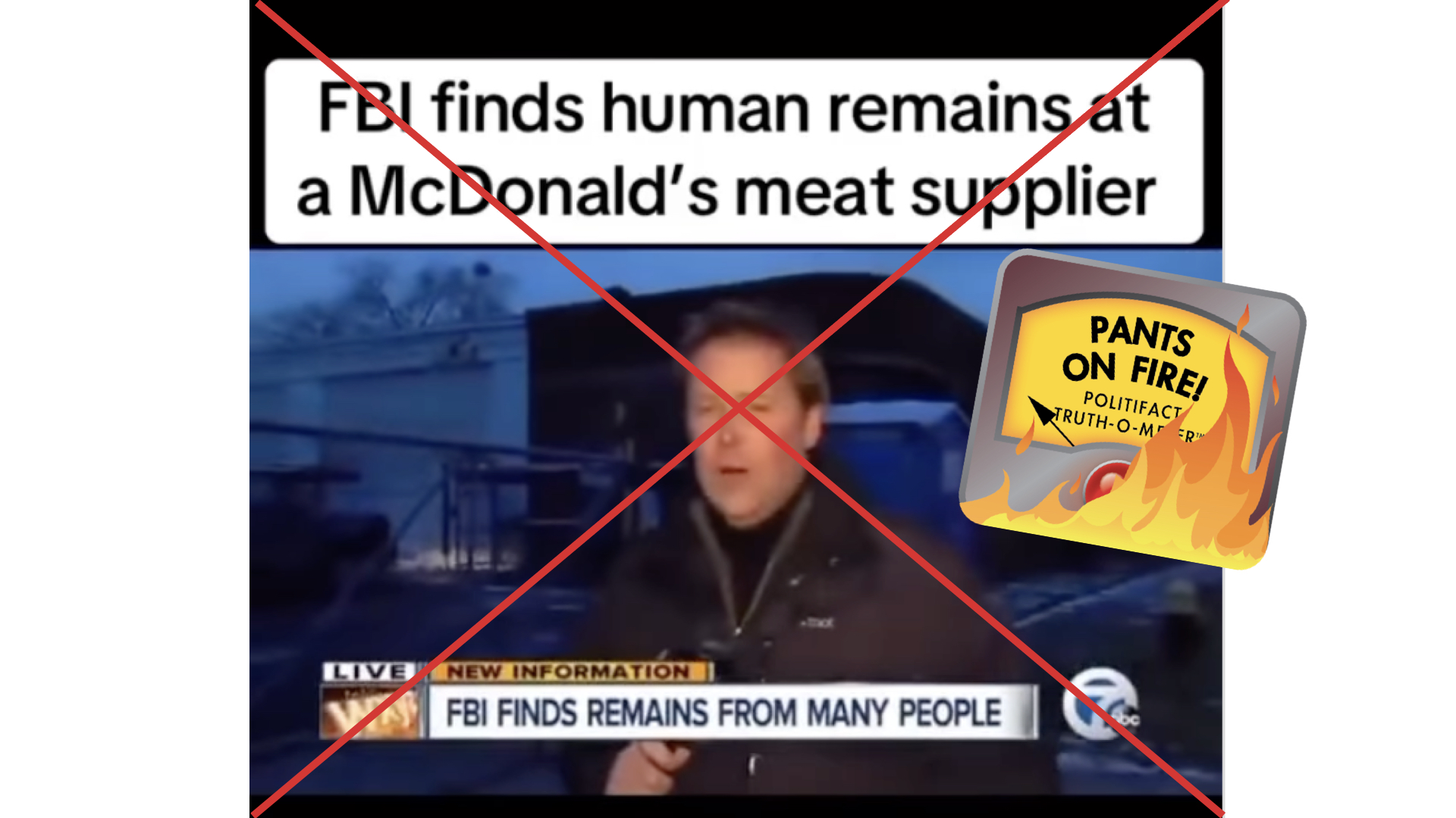 POF claim human remains McDonald's