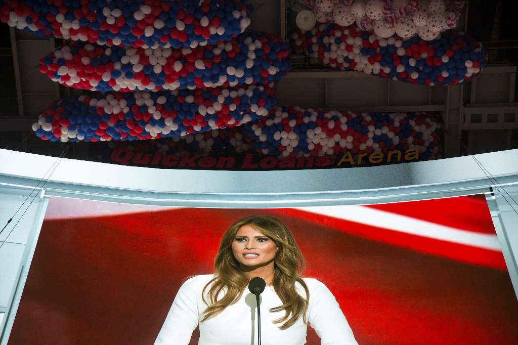 Melania on screen