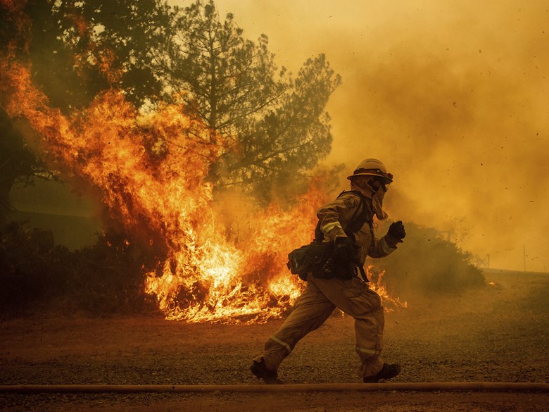 California wildfire Mendocino County