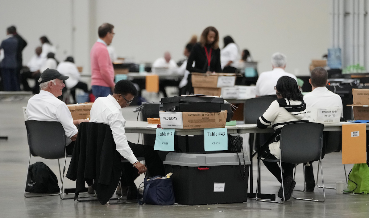 Michigan vote counting 10-31-24