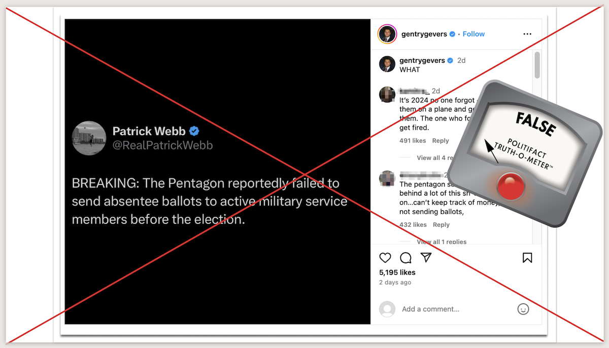 Military ballots screenshot
