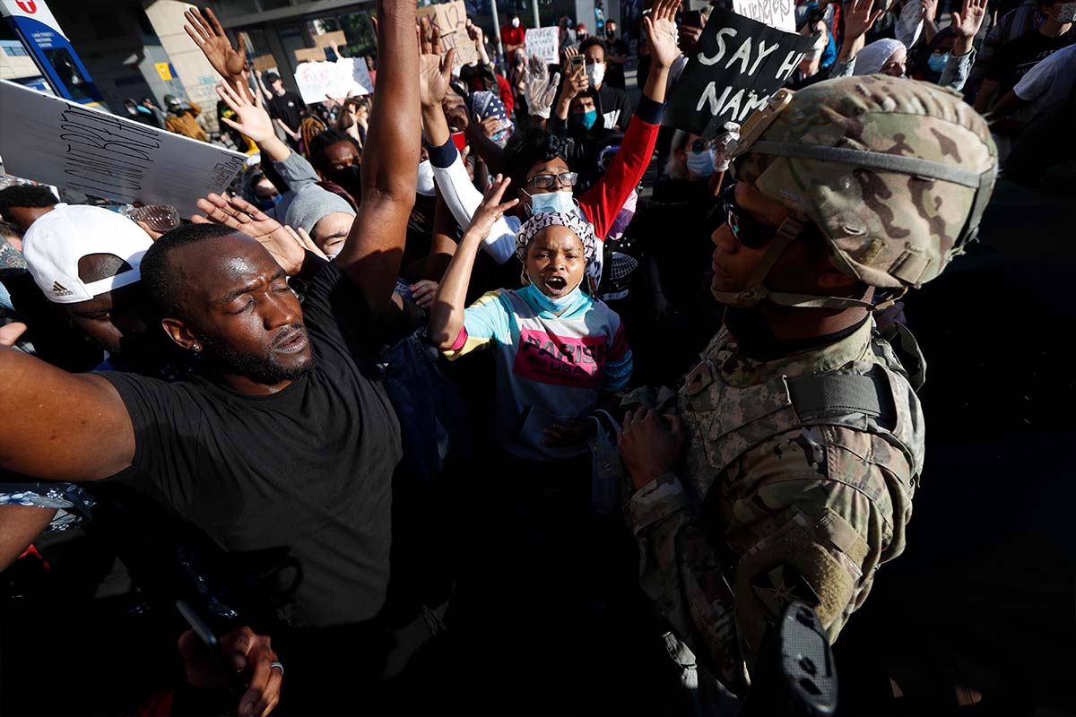 National Guard troops in Minneapolis, 5-29-2020