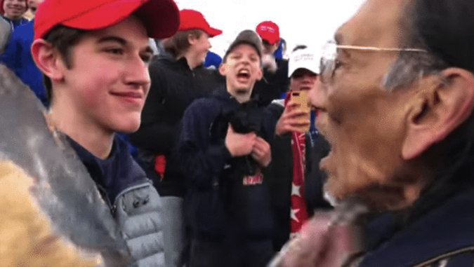 Still of teenager confrontation (photo)