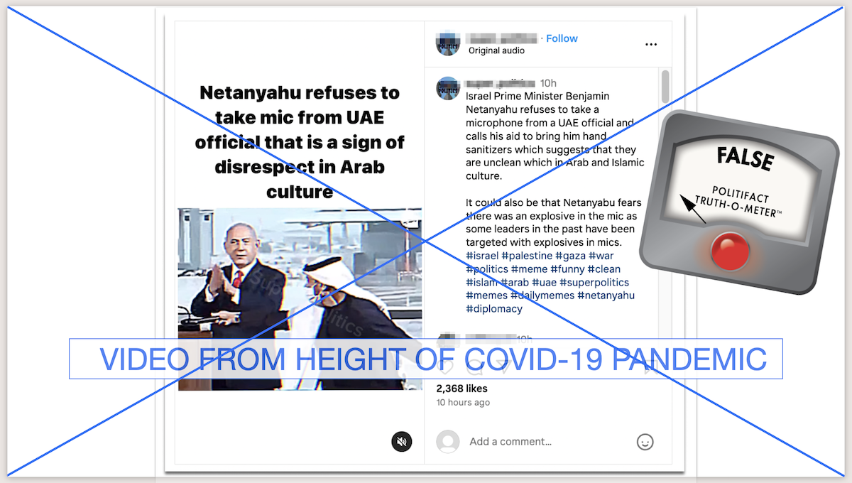 Netanyahu mic screenshot