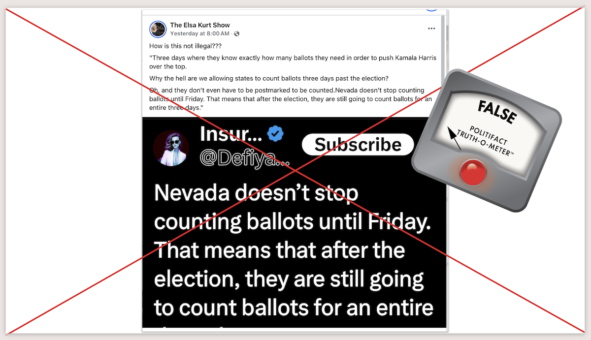 Nevada ballots postmark screenshot