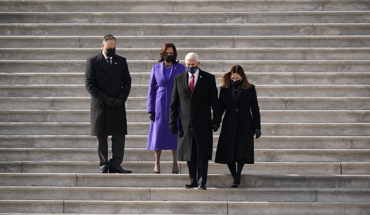 Kamala Harris and Mike Pence, 01-06-2021