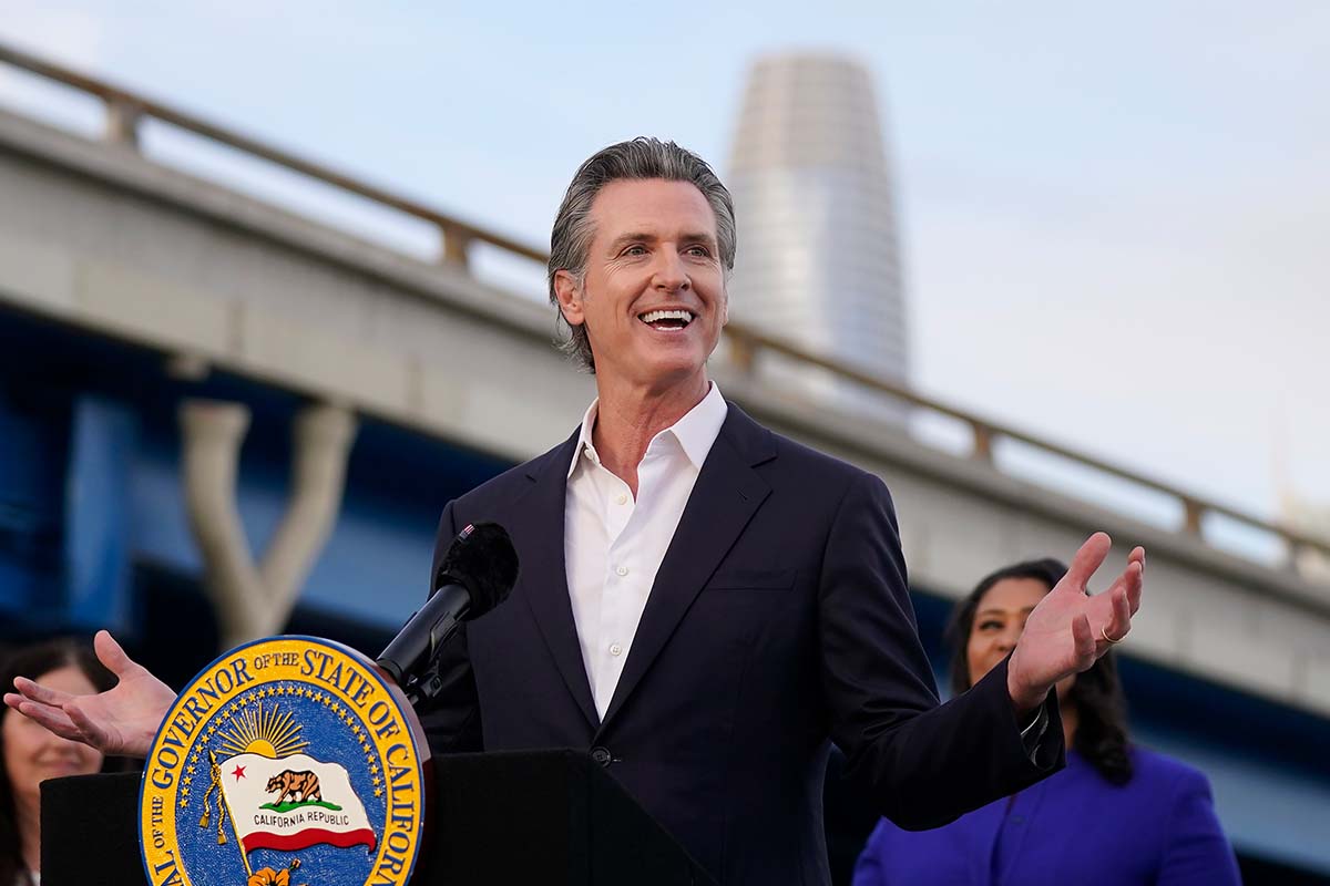 Gavin Newsom in San Francisco, 11-9-2023