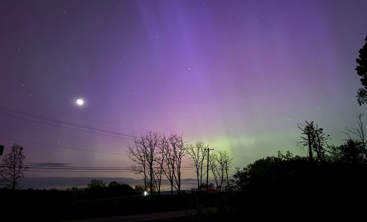 Northern lights in Michigan