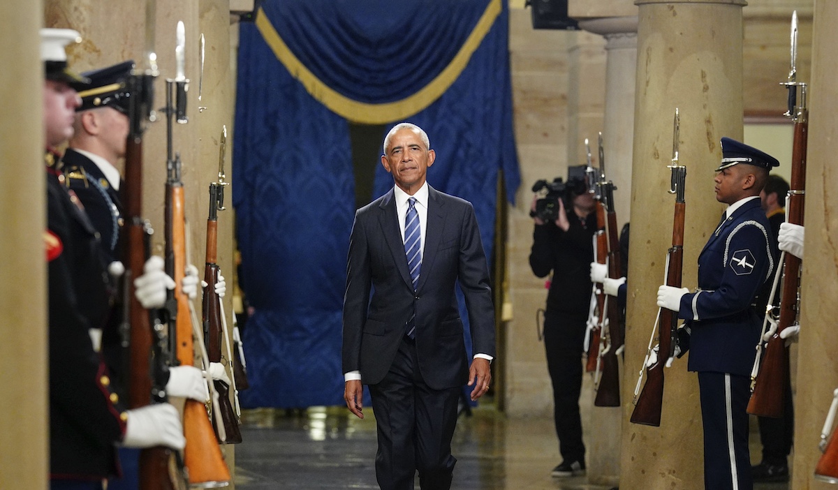 Barack Obama at the Capitol Rotunda, 1-20-2025