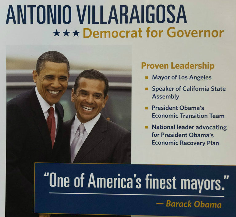 Obama Villaraigosa mailer 2