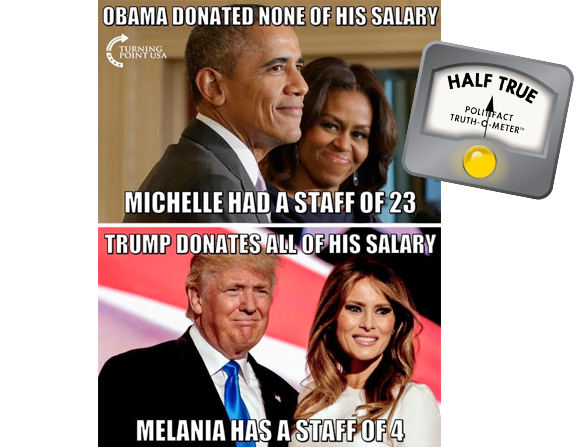 Obama/Trump First Lady staffs