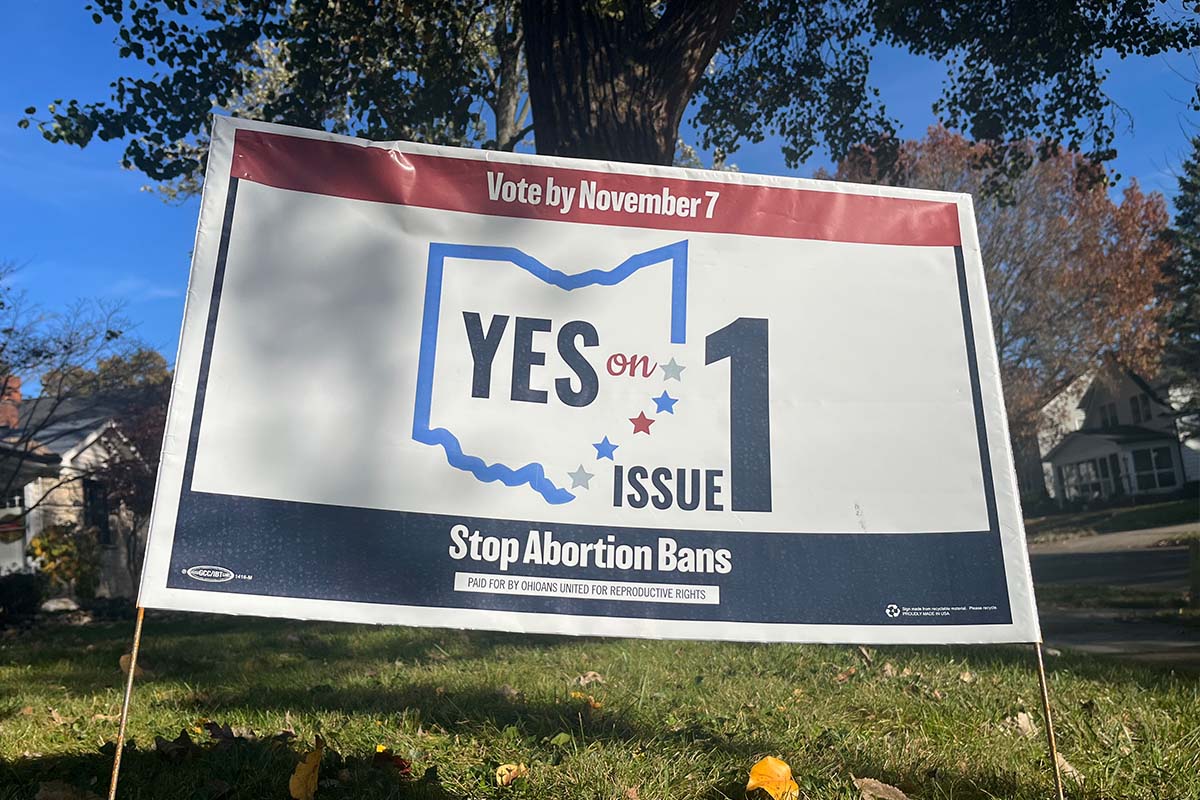 Ohio abortion sign, 11-3-2023
