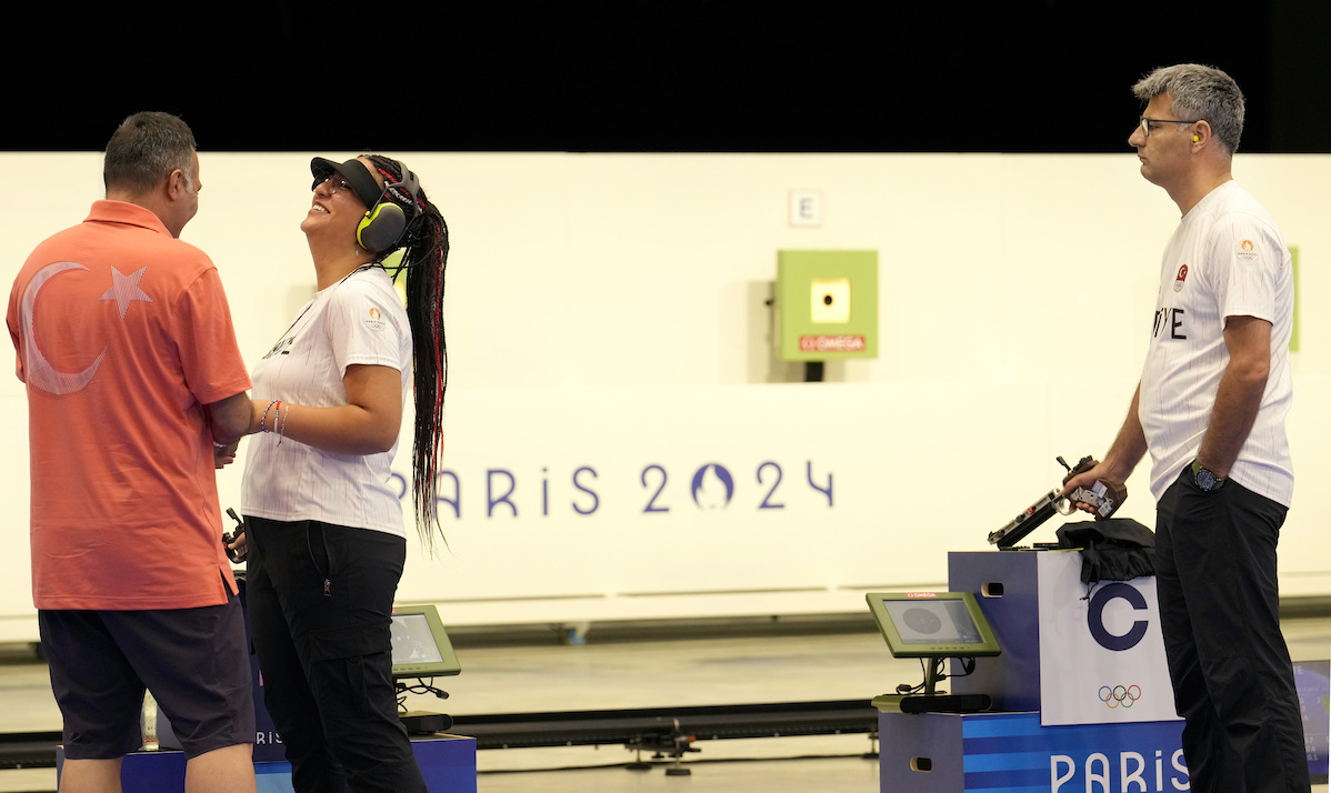 Turkish shooter Yusuf Dikec at Olympics