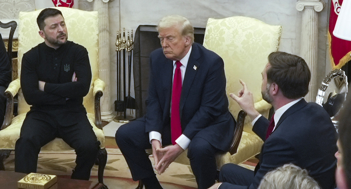 Zelenskyy, Trump, Vance in Oval Office 02-28-25