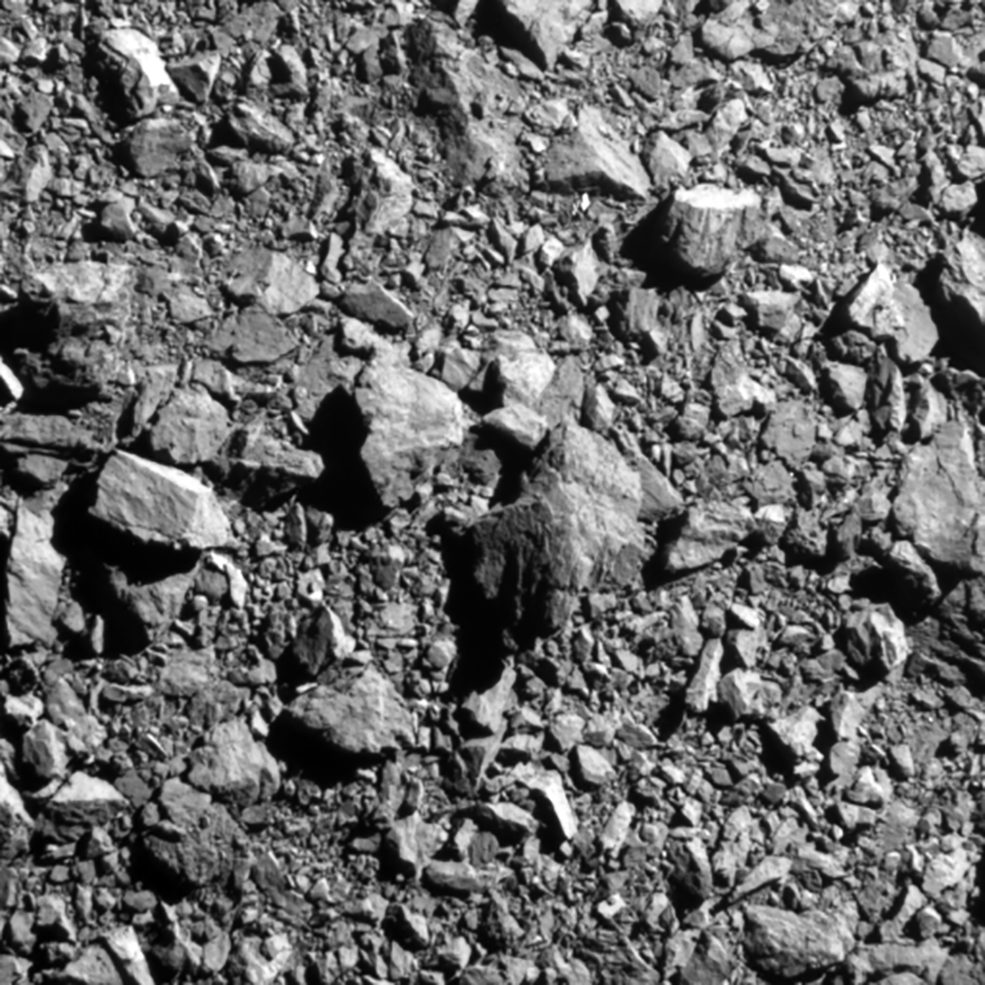 Penultimate image of asteroid from DART mission, image courtesy of NASA