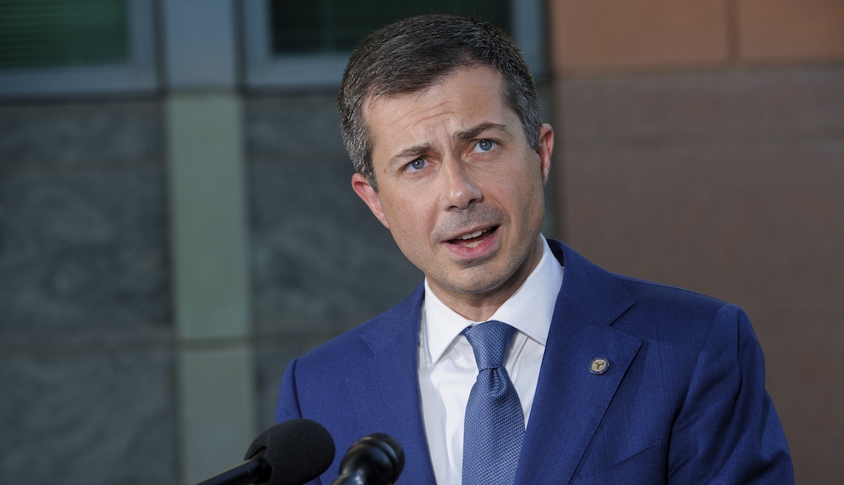 Transportation Secretary Pete Buttigieg in Washington, 7-23-2024