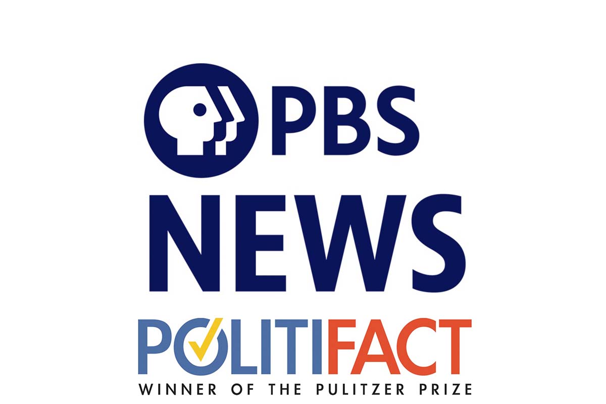 PolitiFact and PBS News logo, 7-11-2024