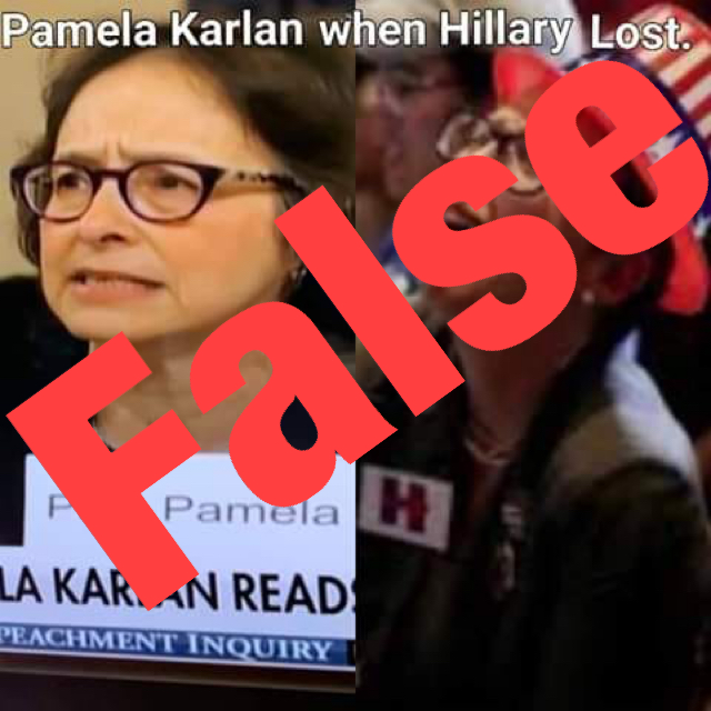 Karlan Clinton FB False photo