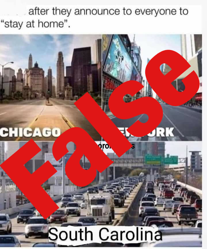 False SC street claim on FB