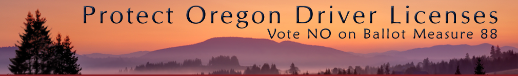 Protect Oregon Driver Licenses Photo