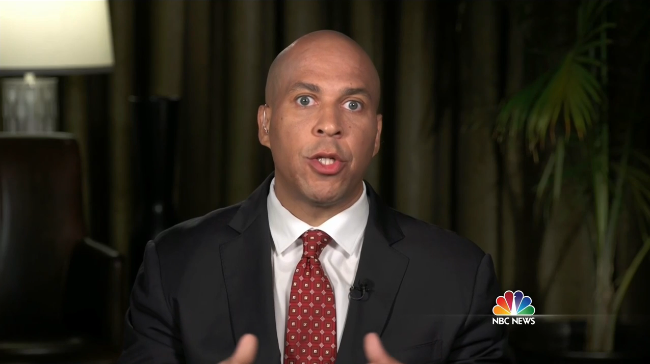 Cory Booker on Meet the Press photo