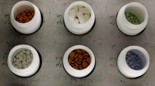 prescription drugs at a hospital dispensary