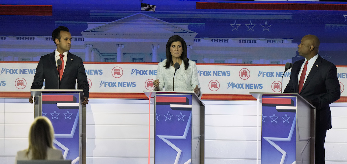 Ramaswamy-Haley-Scott Milwaukee debate, 8-23-2023