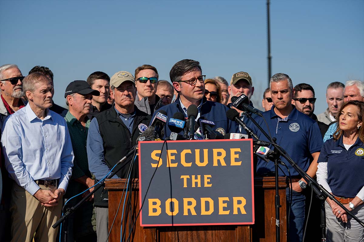Congressional Republicans gather at southern U.S. border in Eagle Pass, Texas, 1-3-2024