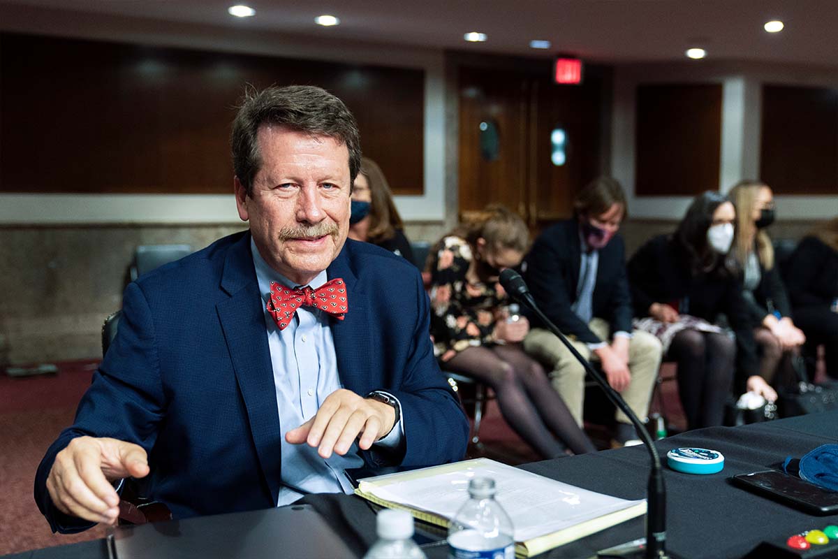 Robert Califf in Washington, 12-14-2021