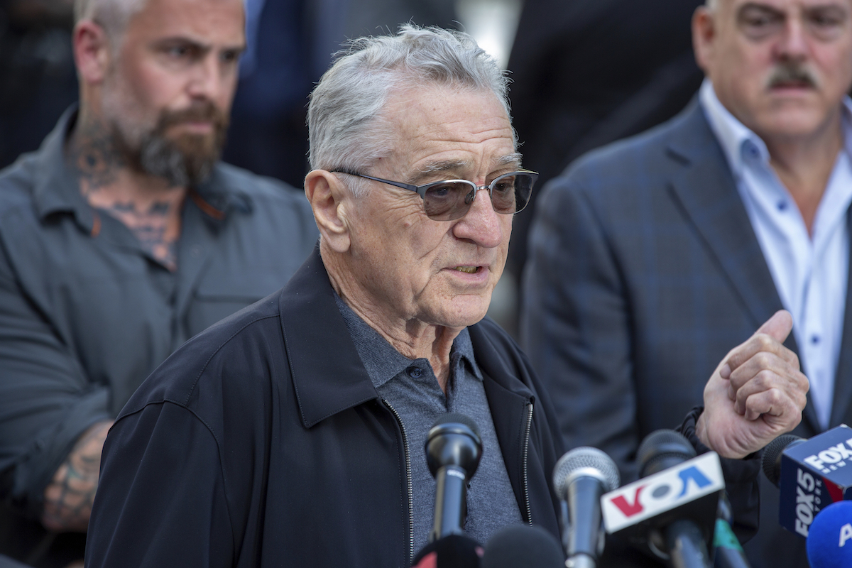 Robert De Niro at Donald Trump's trial in New York 5-28-2024