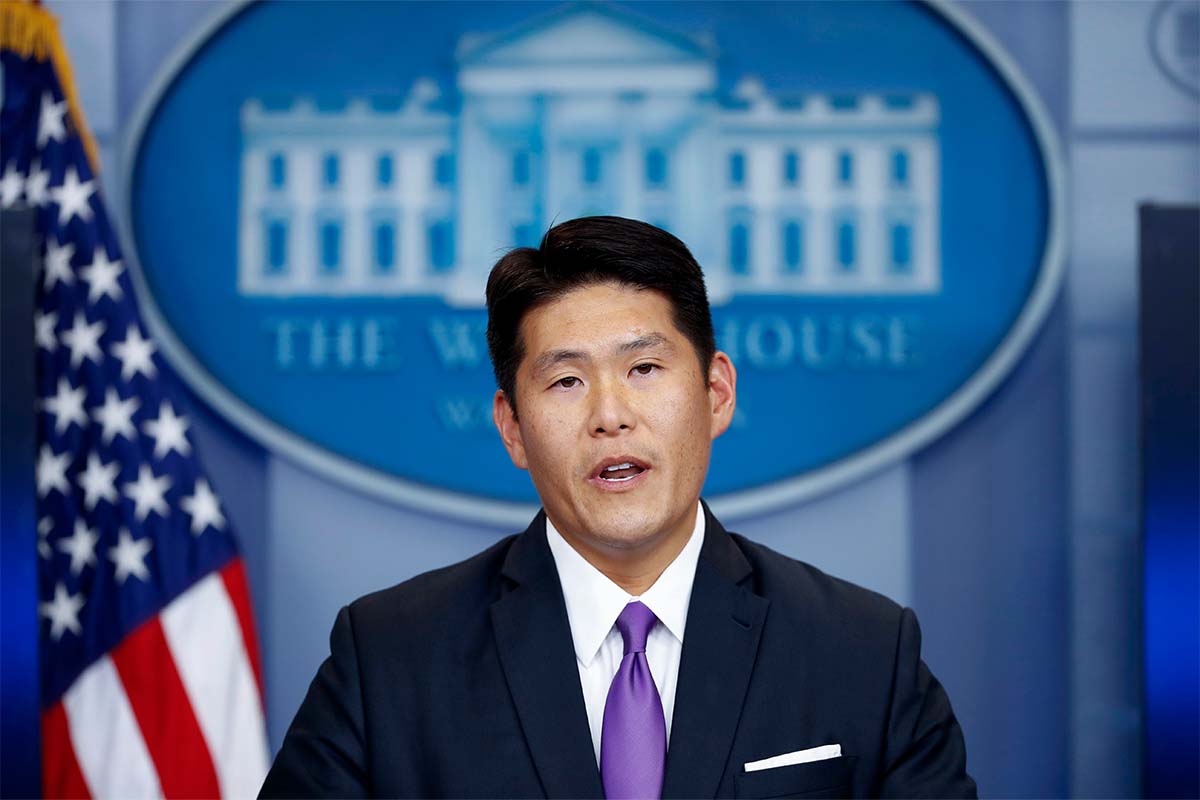 Robert Hur at the White House, 7-27-2017