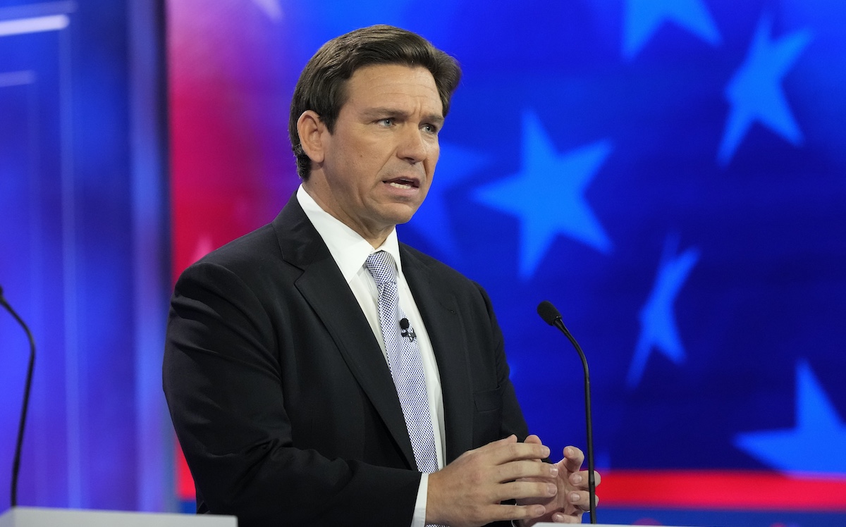 Ron DeSantis at Miami debate, 11-8-2023