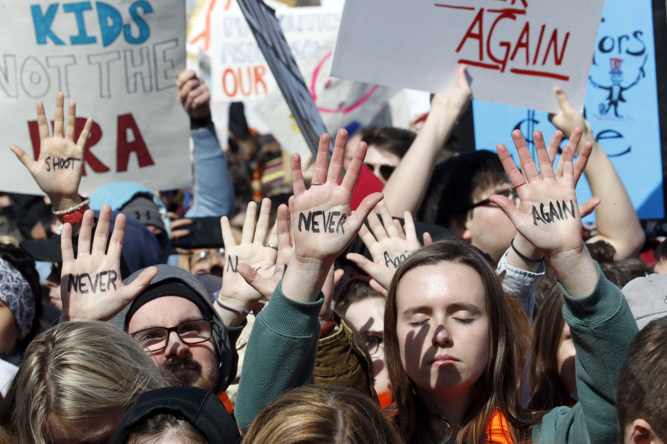 Signs at March for our Lives in DC
