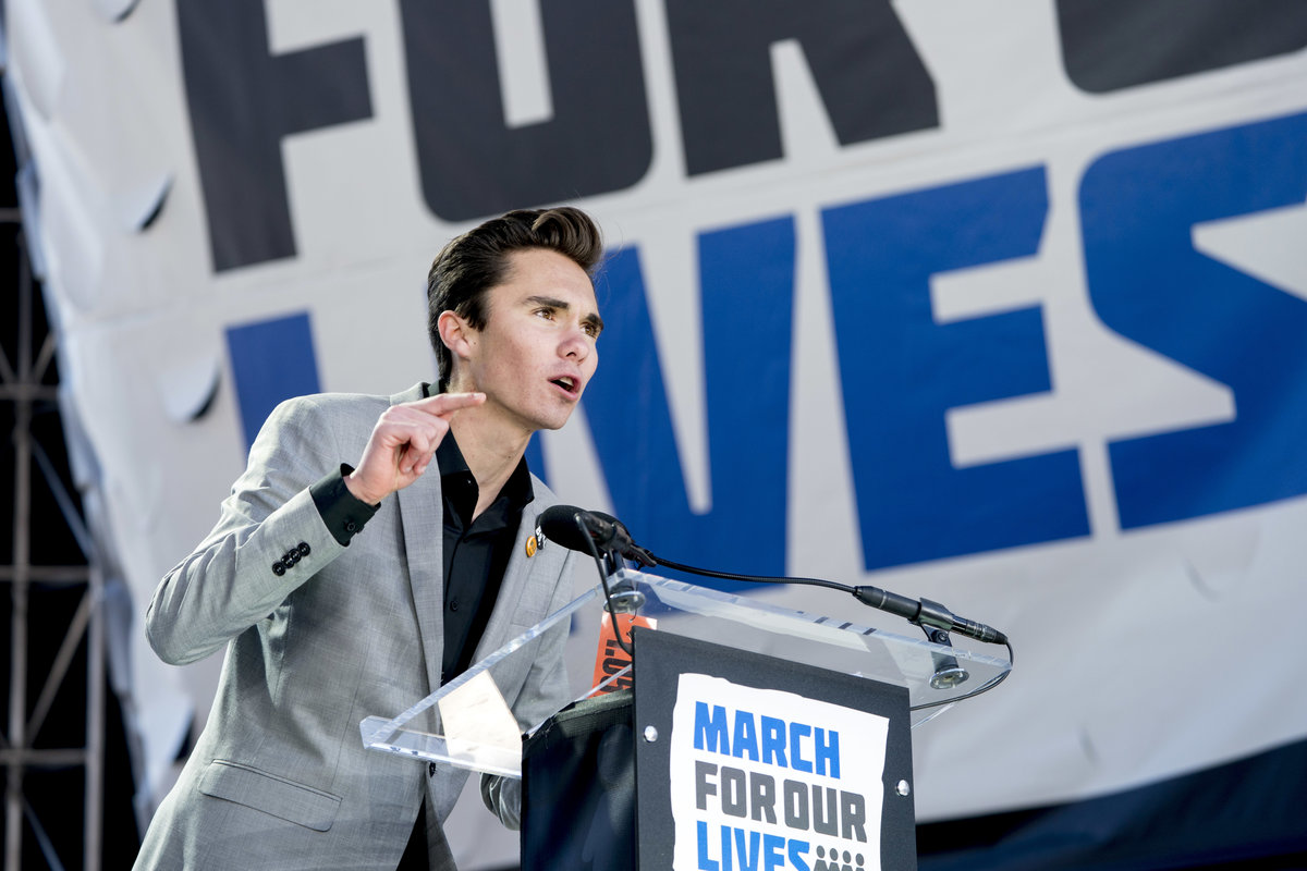 Hogg at March for Our Lives 3/24