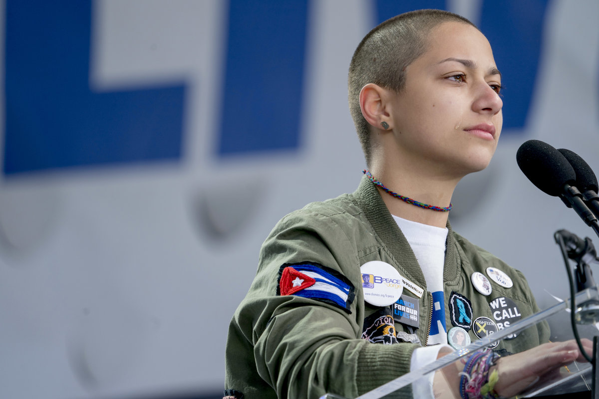 Emma G. at March For Our Lives Cuba patch