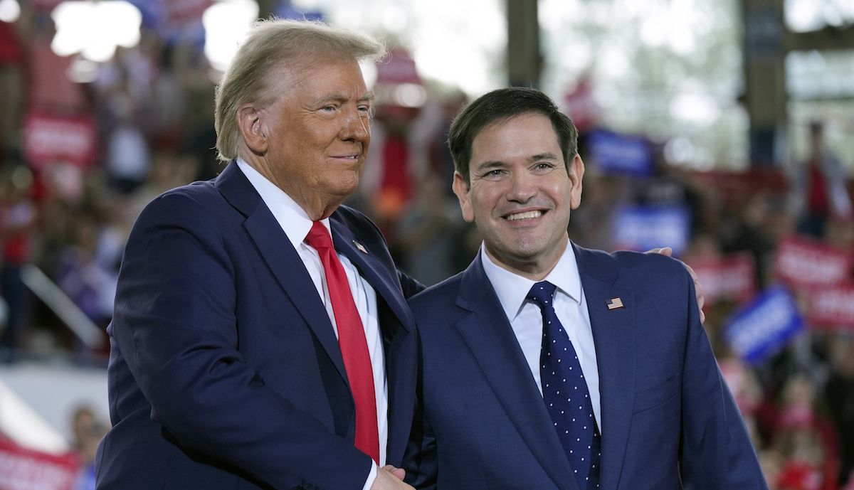 Trump and Rubio at rally 11-04-24