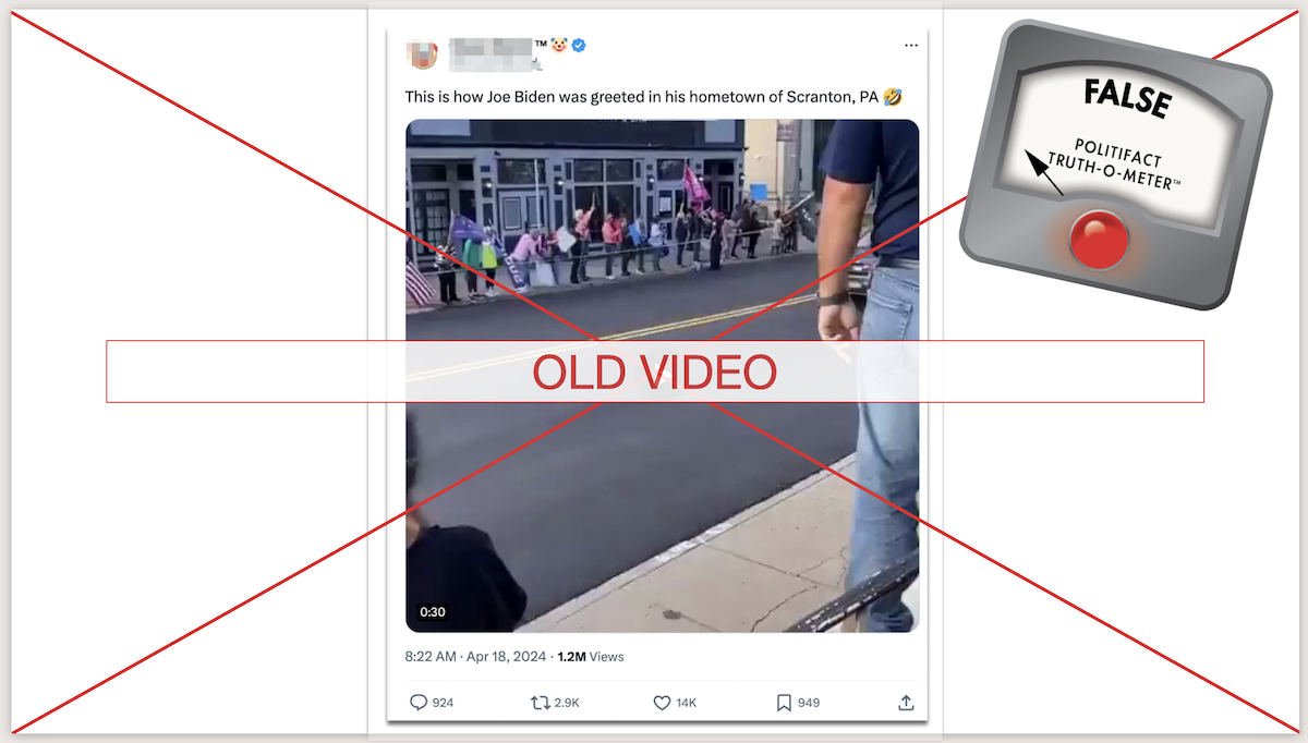 Scranton Biden visit screenshot