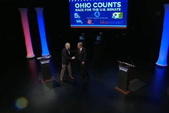 Strickland Portman shaking hands