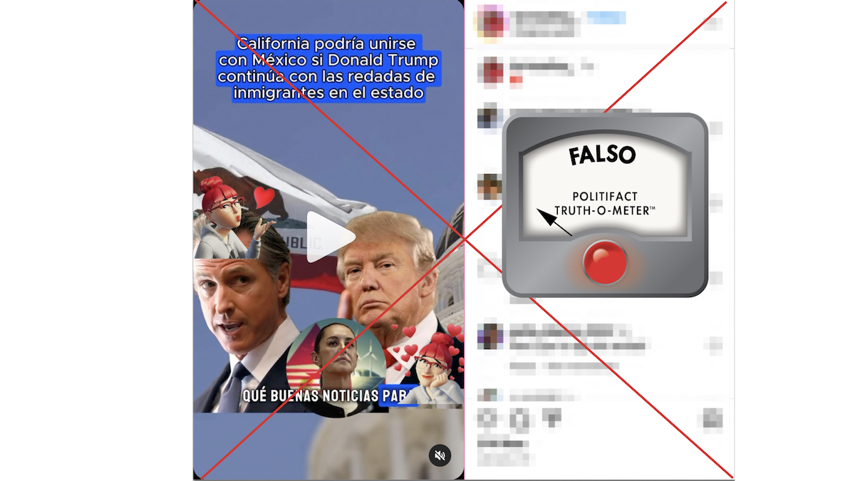 Grafico falso de Newsom