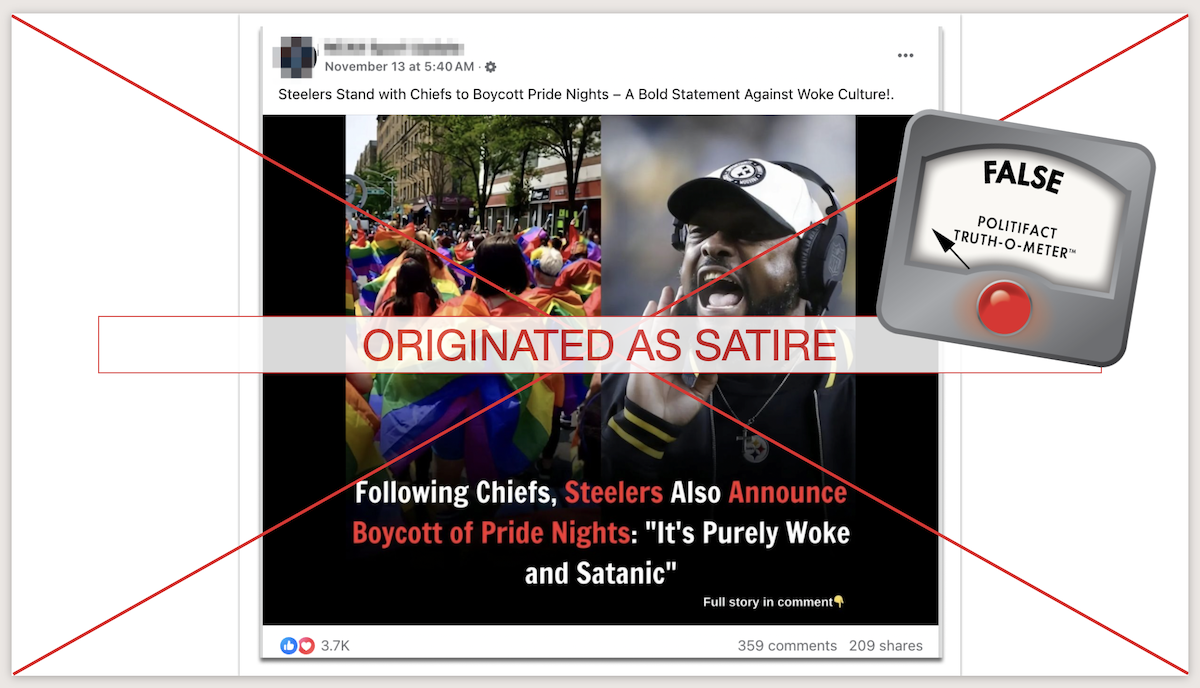 Pittsburgh Steelers screenshot, 11-18-2024