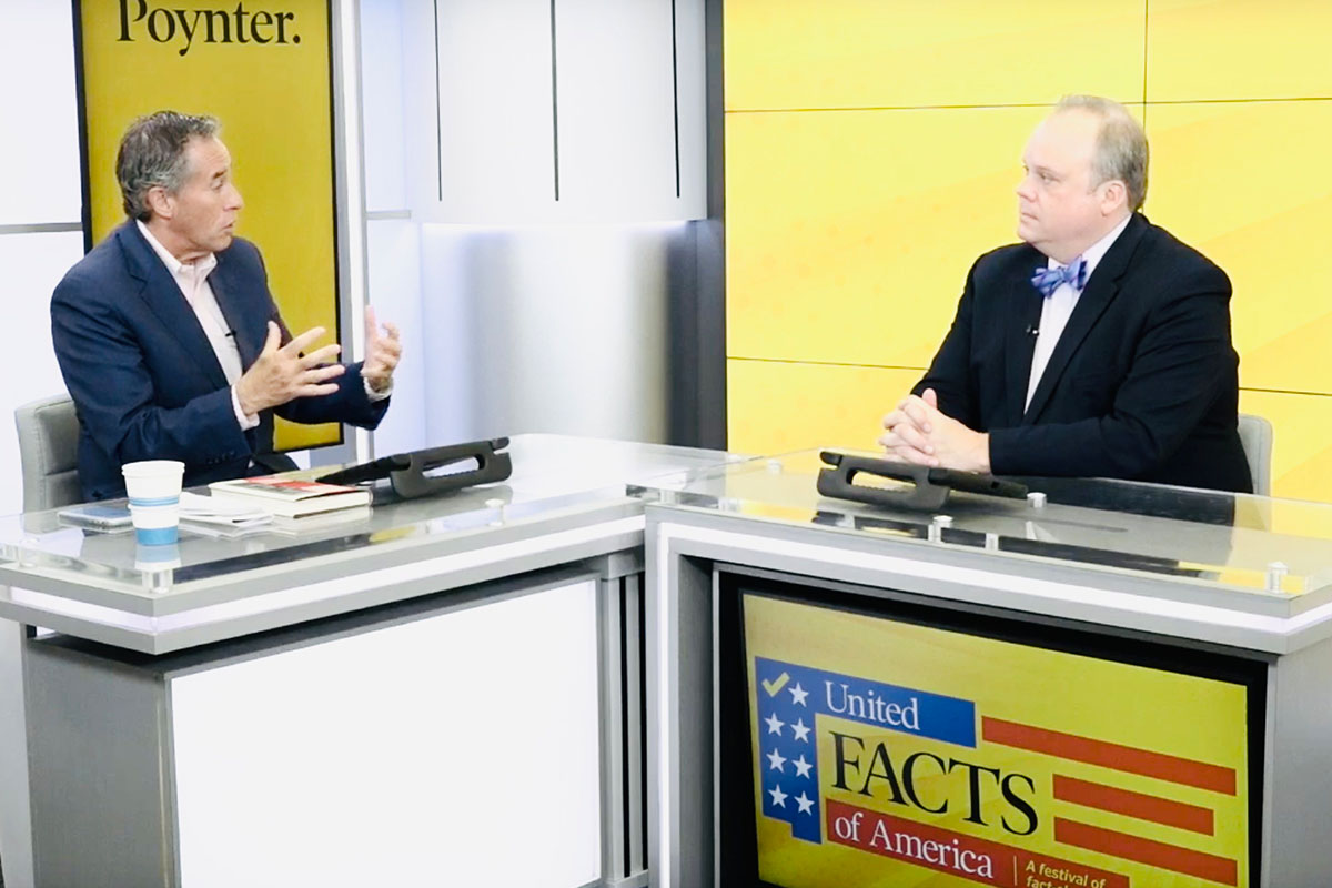 Chris Stirewalt and Neil Brown at UFA 2022