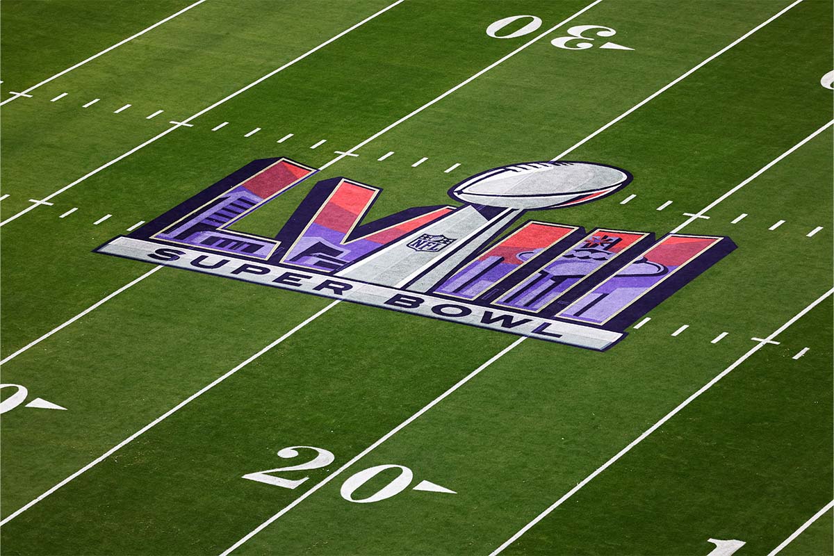 Super Bowl field, Allegiant Stadium Las Vegas, 2-11-2024