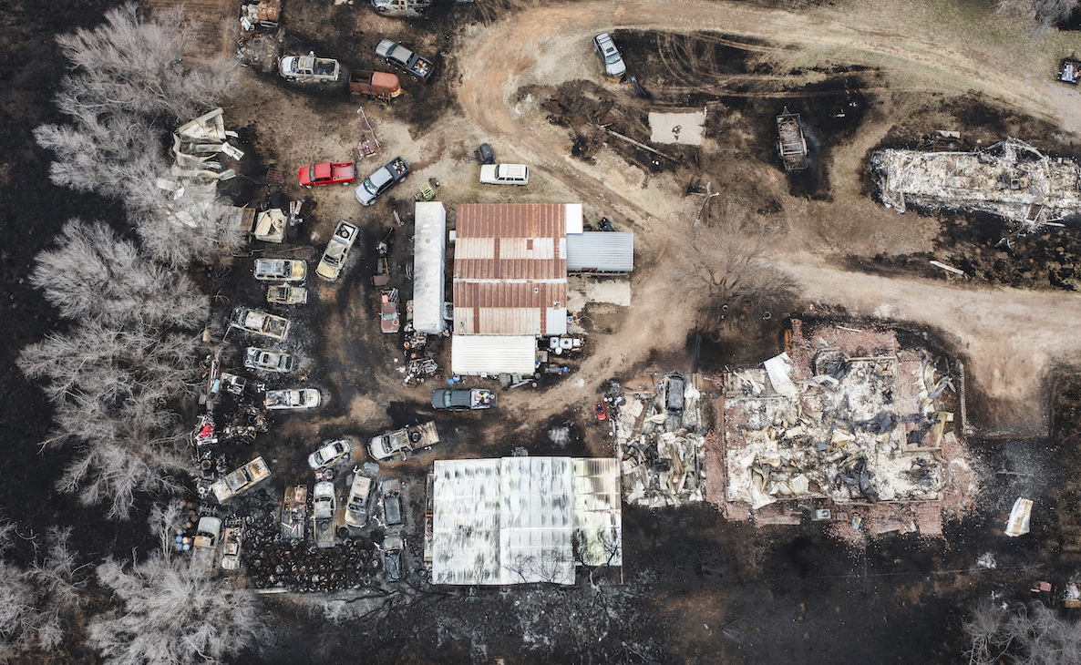 Texas wildfires homes destroyed Feb. 29, 2024