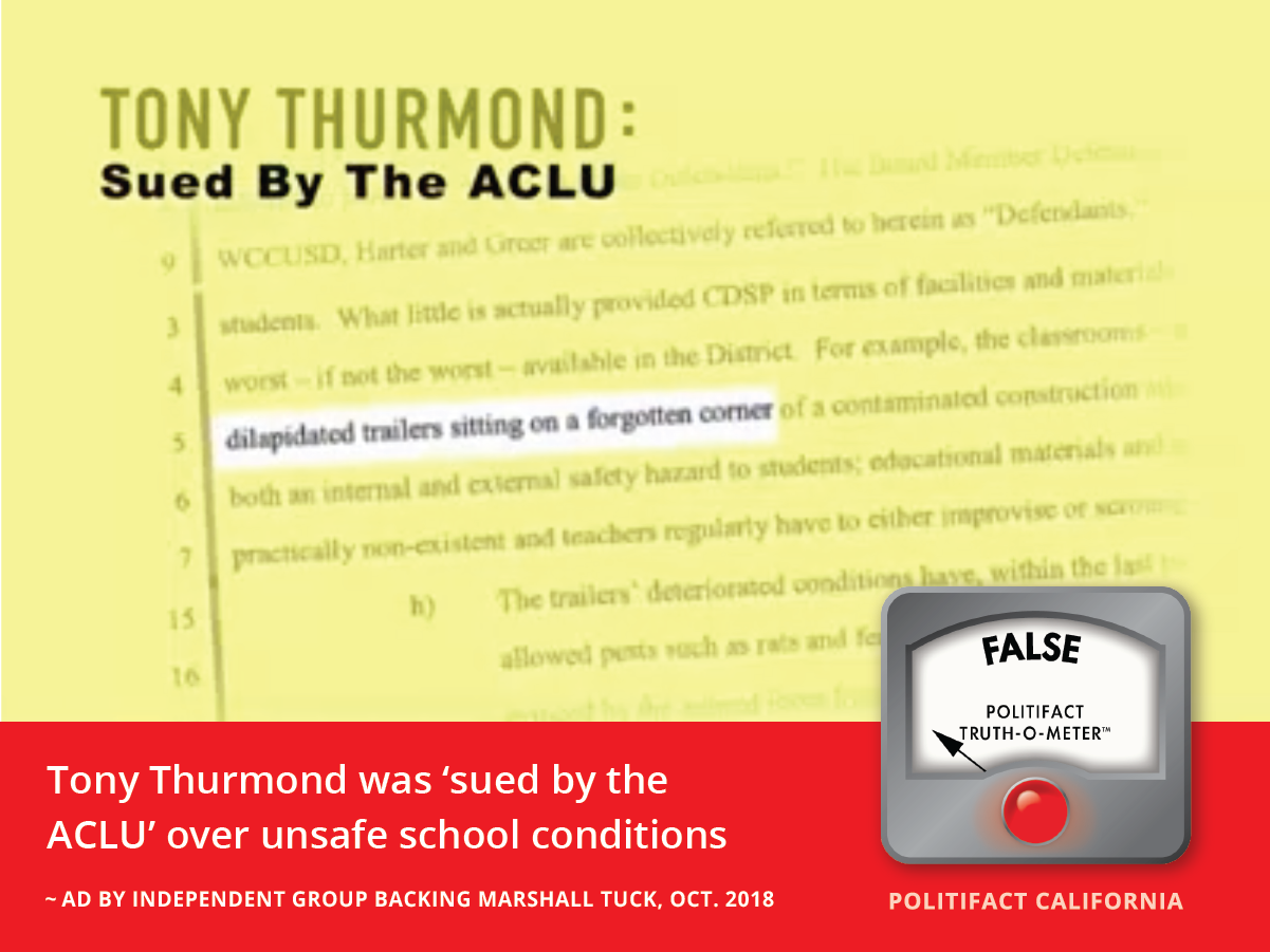 Thurmond sued graphic